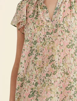 Adeline Flutter Sleeve Nightie