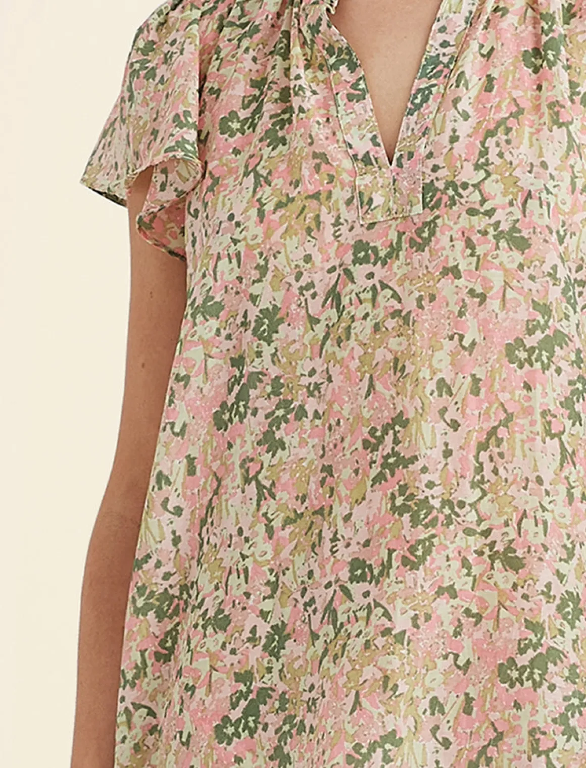 Adeline Flutter Sleeve Nightie