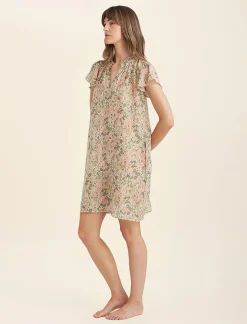 Adeline Flutter Sleeve Nightie
