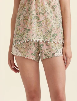 Adeline Lace Cami and Boxer Set