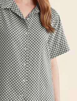 Anais Short Sleeve Full Length PJs