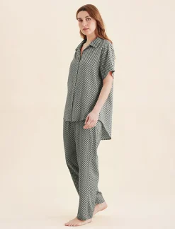 Anais Short Sleeve Full Length PJs