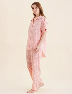 Anais Short Sleeve Full Length PJs