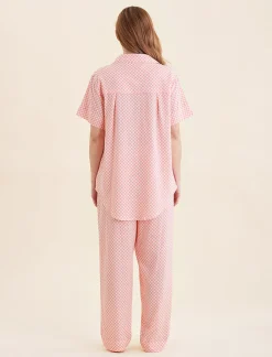 Anais Short Sleeve Full Length PJs