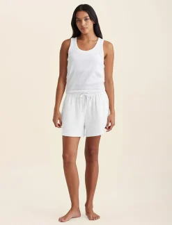 Ashley Textured Cotton Oversized Boxer Short