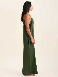 Ashley Textured Cotton Relaxed Jumpsuit