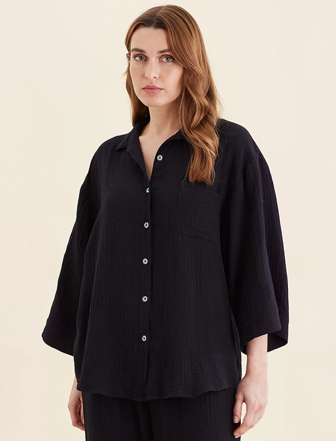 Ashley Textured Oversized Shirt