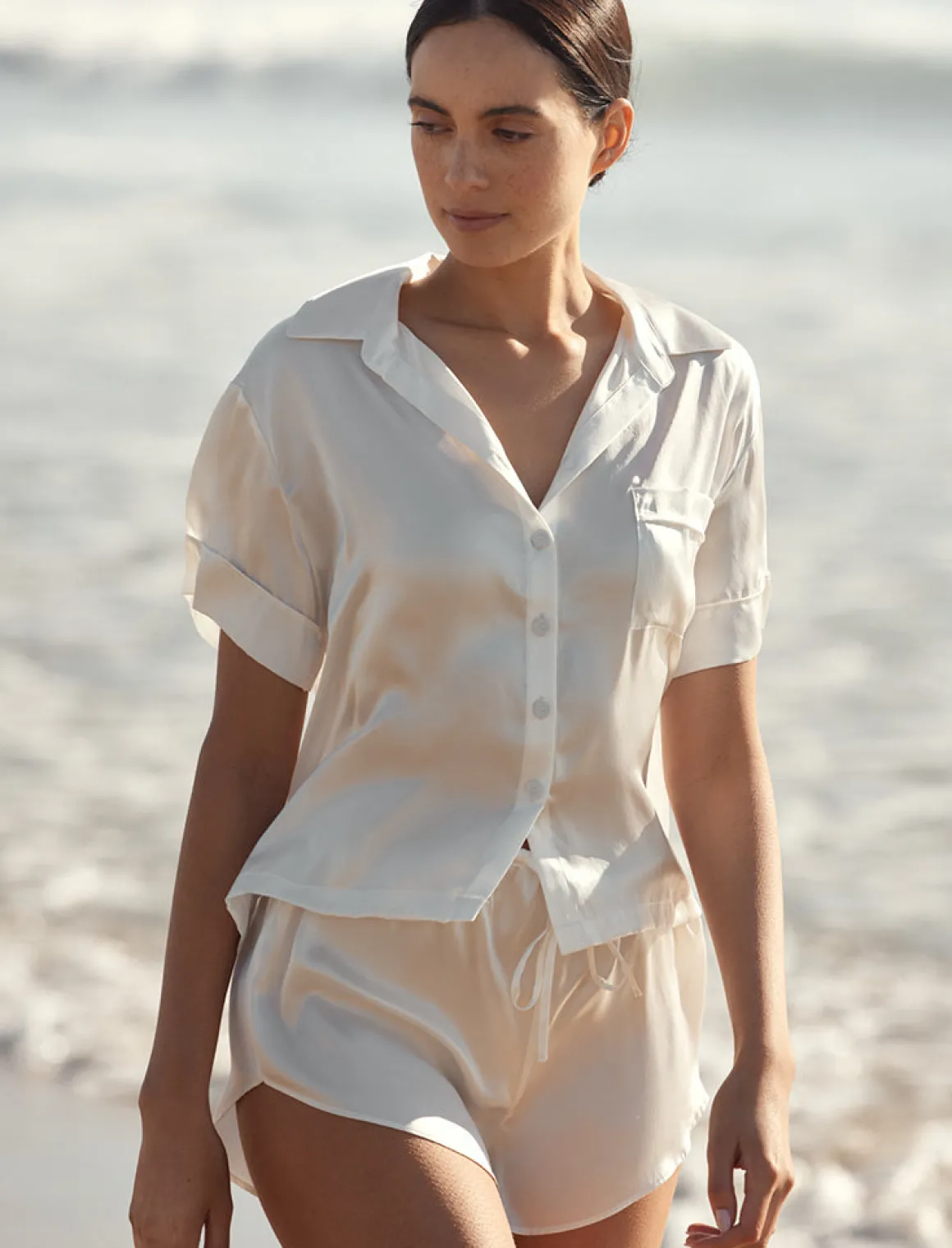 Audrey Washable Silk Boxer PJ