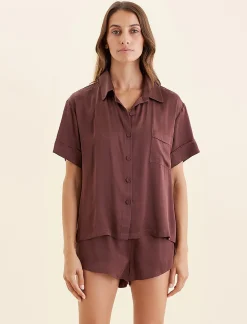 Audrey Washable Silk Boxer PJ