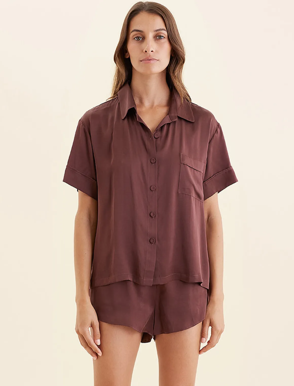 Audrey Washable Silk Boxer PJ