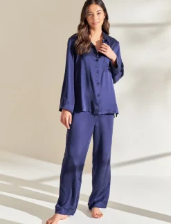 Audrey Washable Silk Full Length PJ