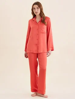 Audrey Washable Silk Full Length PJ
