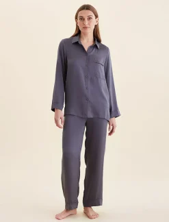 Audrey Washable Silk Full Length PJ