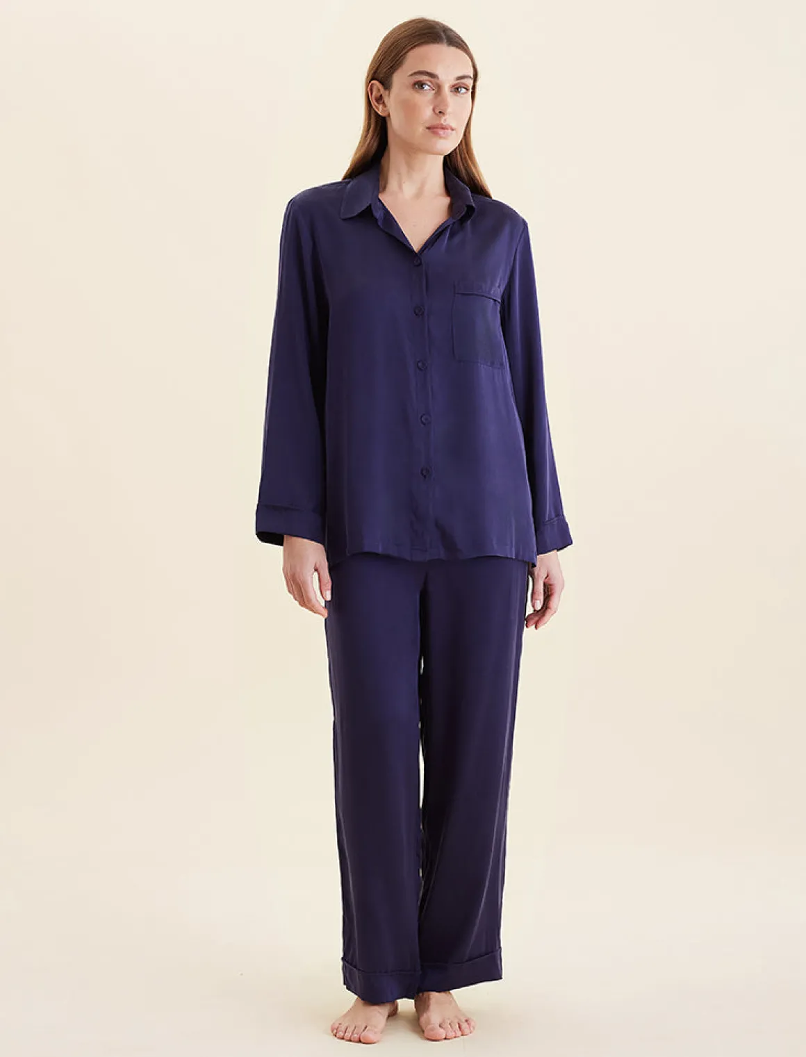 Audrey Washable Silk Full Length PJ