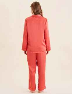 Audrey Washable Silk Full Length PJ