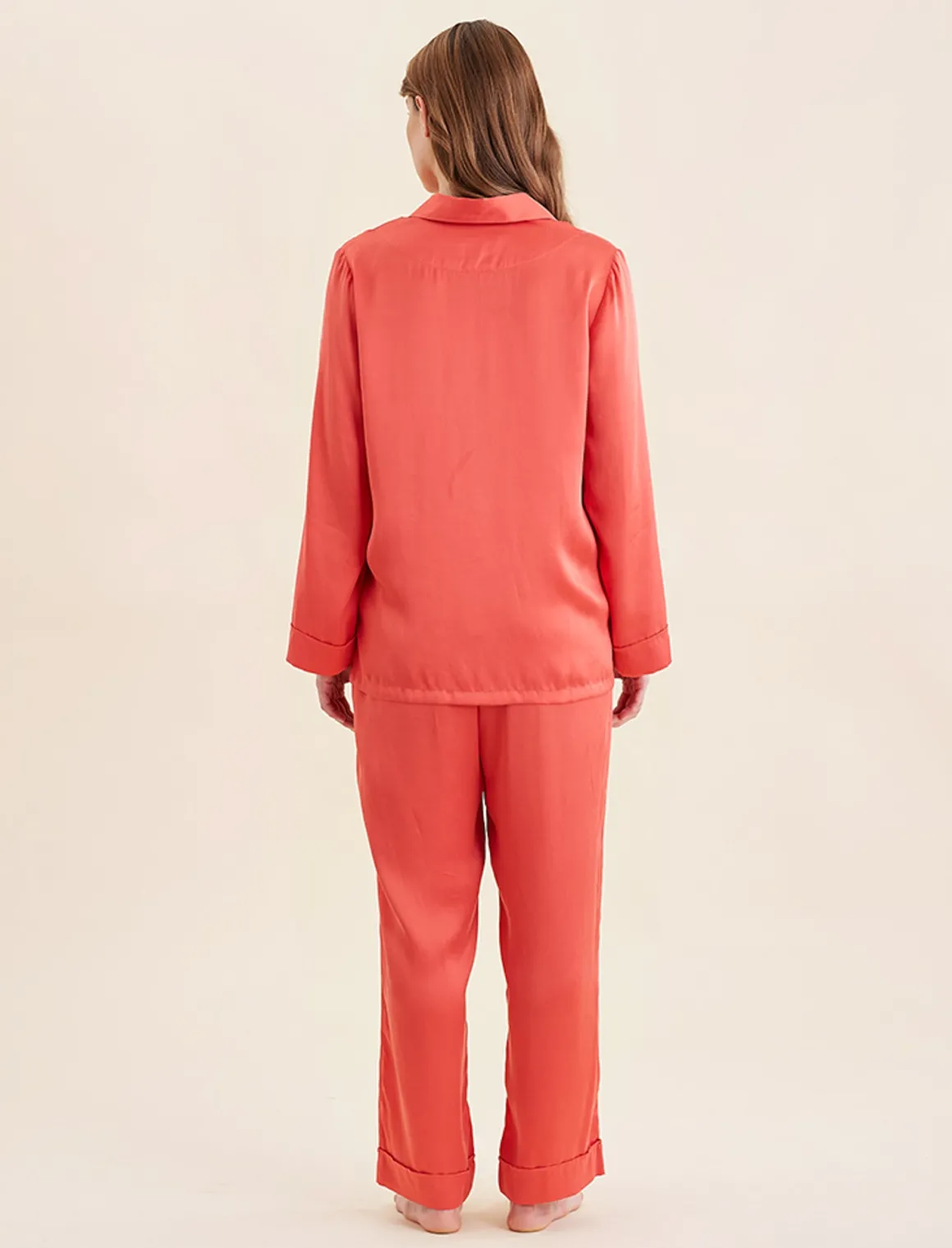 Audrey Washable Silk Full Length PJ