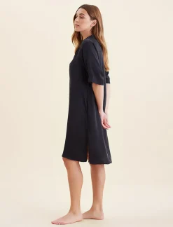 Audrey Washable Silk Short Sleeve Nightshirt