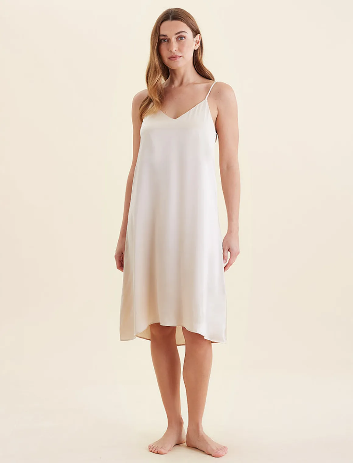 Audrey Washable Silk Slip Nightie