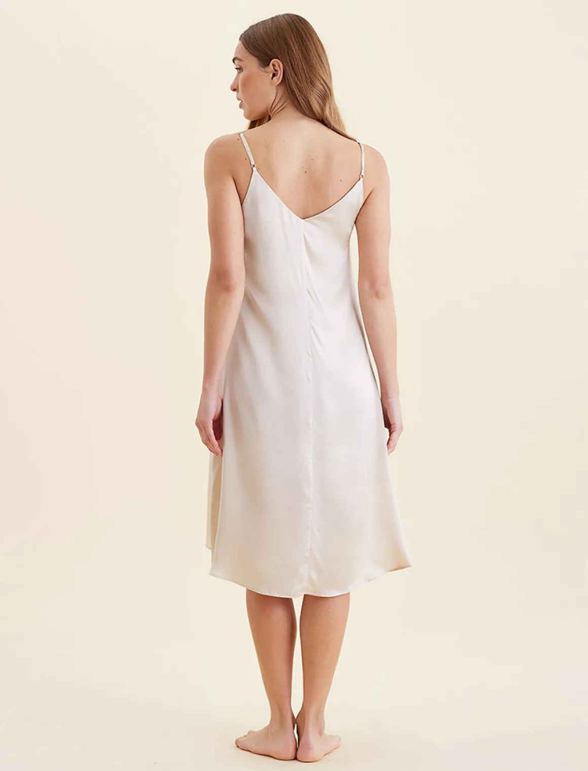Audrey Washable Silk Slip Nightie