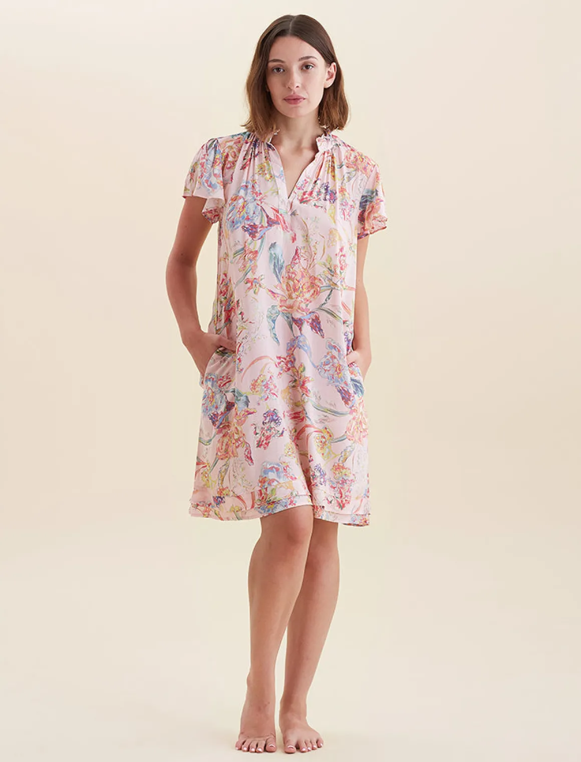 Bailey Flutter Sleeve Nightie
