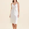 Camille Silk Lace Long Slip