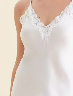 Camille Silk Lace Long Slip