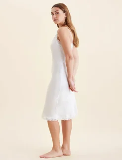 Camille Silk Lace Long Slip