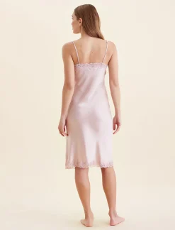 Camille Silk Lace Long Slip