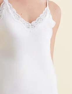 Camille Silk Lace Mini Slip