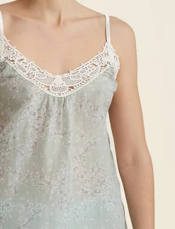 Cheri Blossom Lace Cami and Boxer Set