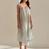 Cheri Blossom Lace Front Maxi Nightie