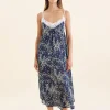 Cheri Blossom Lace Front Maxi Nightie