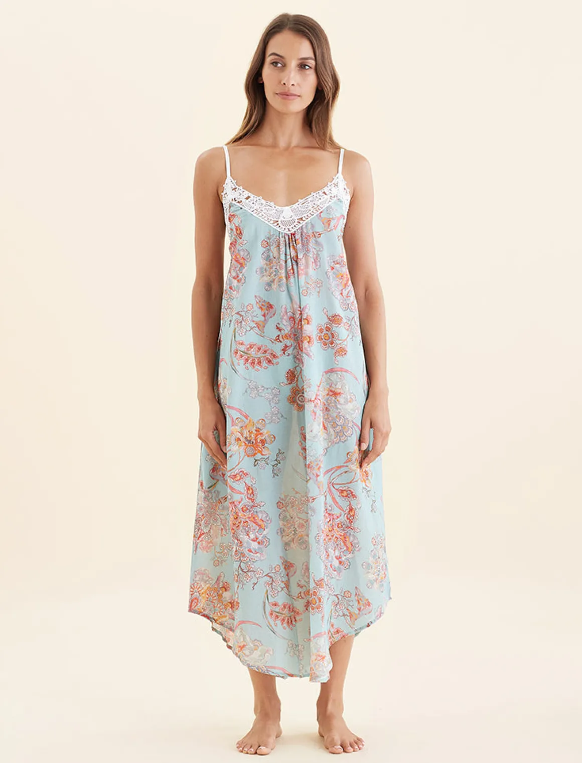 Coco Lace Front Maxi Nightie