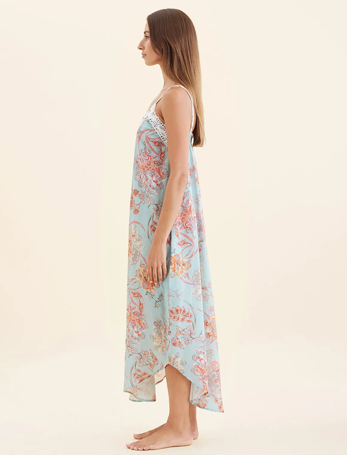 Coco Lace Front Maxi Nightie