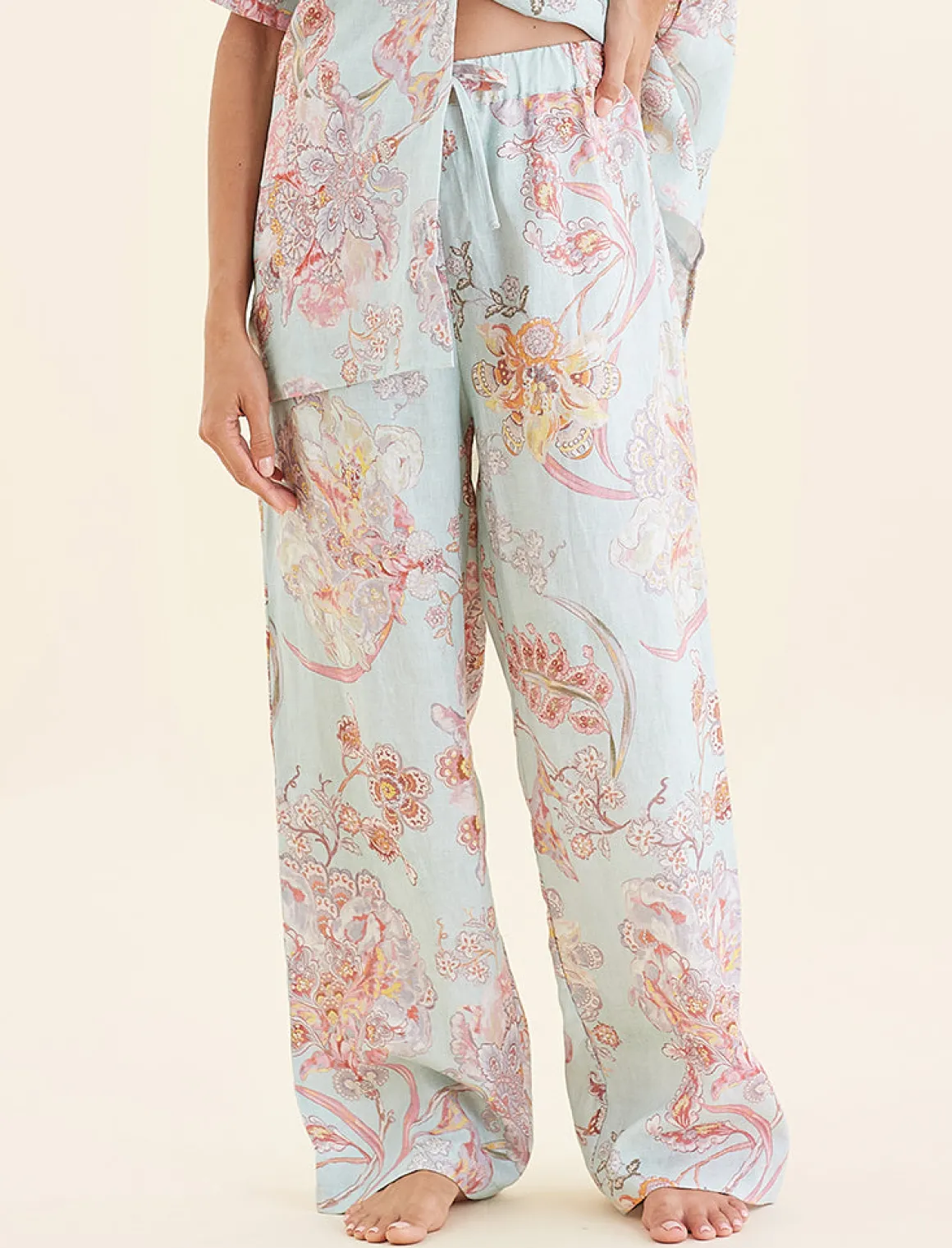 Coco Resort Linen Full Length Pant