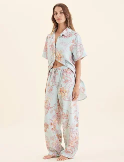 Coco Resort Linen Full Length Pant