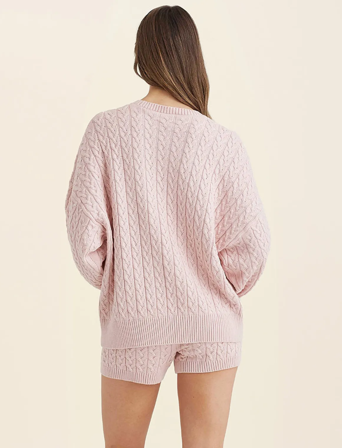 Cosy Cable Cotton Cashmere Short