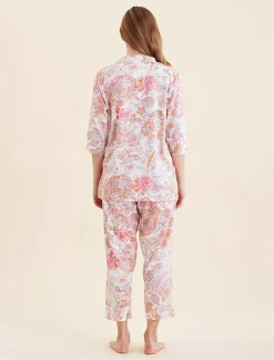 Ella Crop PJ Set with Eye Mask