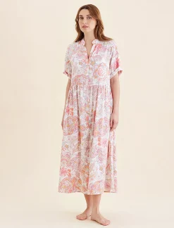 Ella Short Sleeve Maxi Nightdress