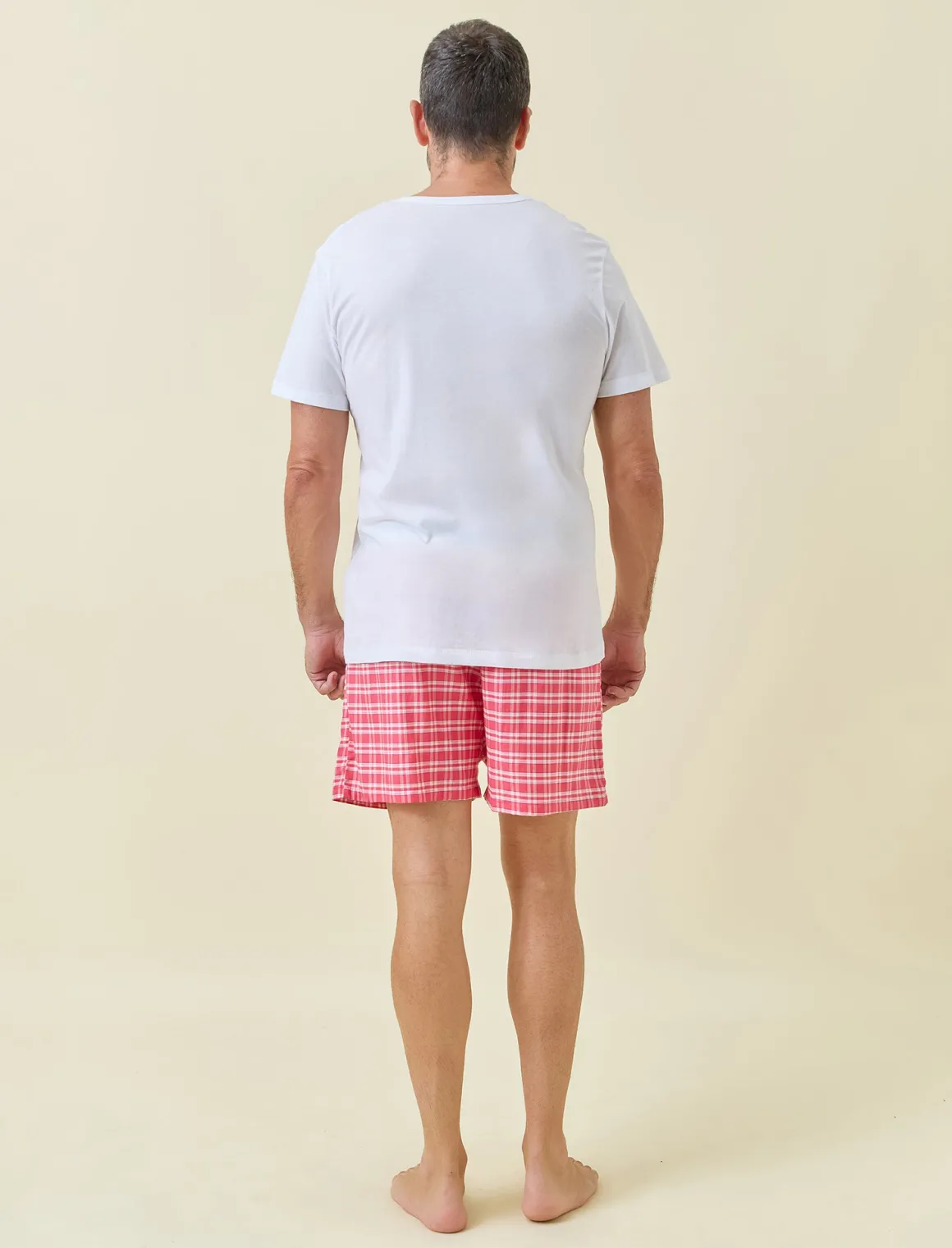 Holiday Plaid Unisex PJ Boxer Set