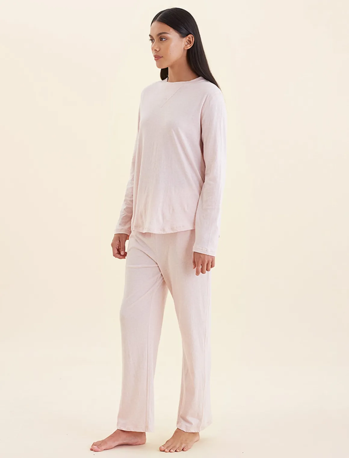 Jada Organic Cotton Boxy Long Sleeve Tee