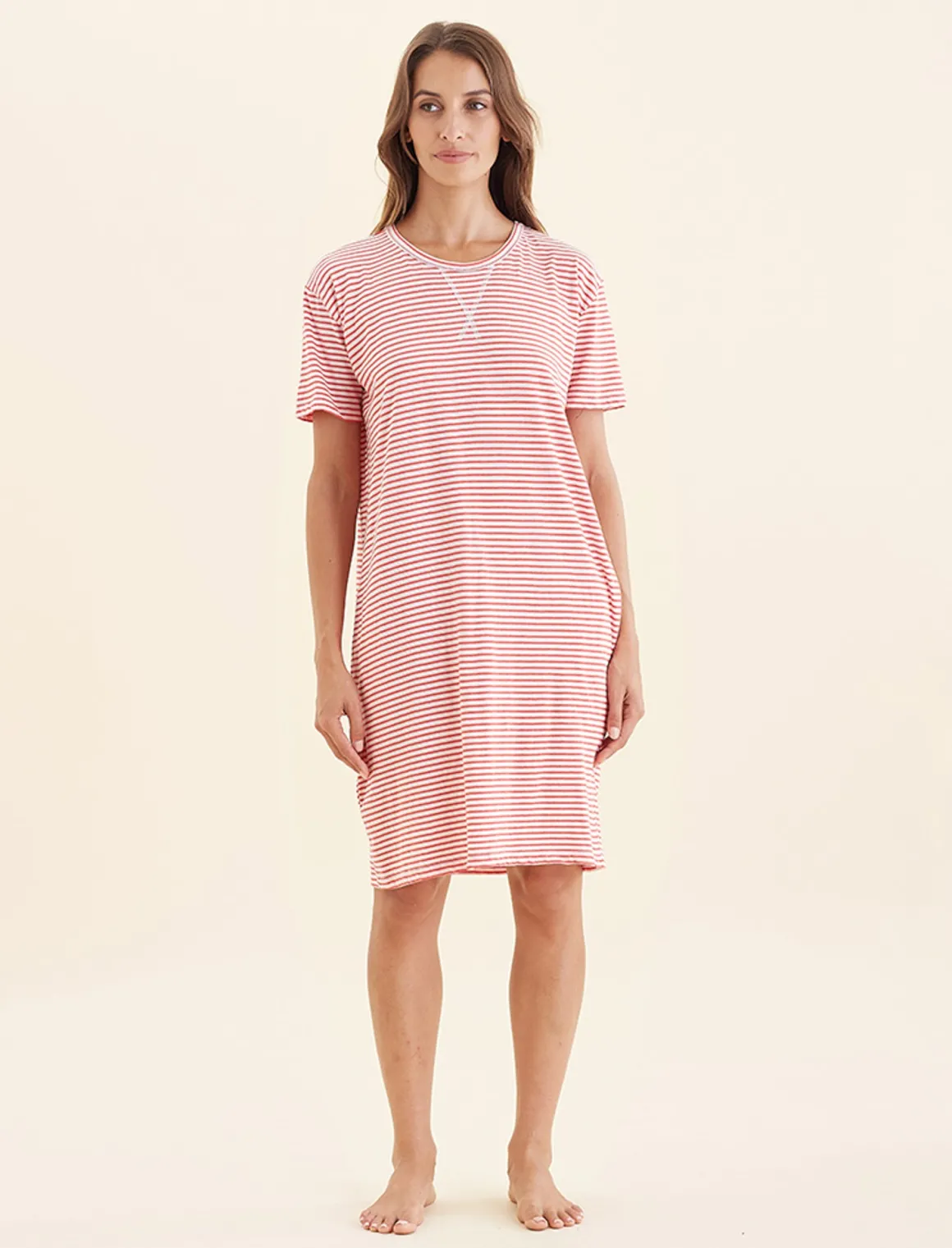 Jada Organic Cotton Knit Midi Nightie