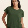 Jada Organic Cotton Knit Boxy Tee