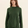 Jada Organic Cotton Knit Long Sleeve Tee
