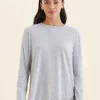 Jada Organic Cotton Knit Long Sleeve Tee