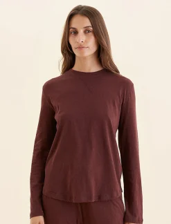 Jada Organic Cotton Knit Long Sleeves Tee
