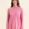 Jada Organic Cotton Knit Long Sleeve Tee