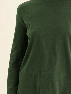Jada Organic Cotton Knit Long Sleeve Tee