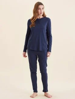 Jada Organic Cotton Knit Long Sleeve Tee