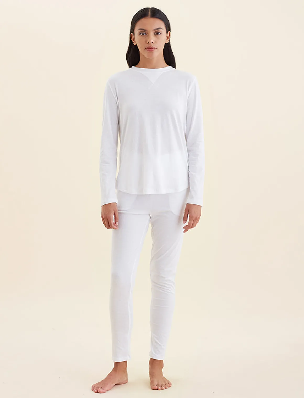 Jada Organic Cotton Knit Long Sleeve Tee